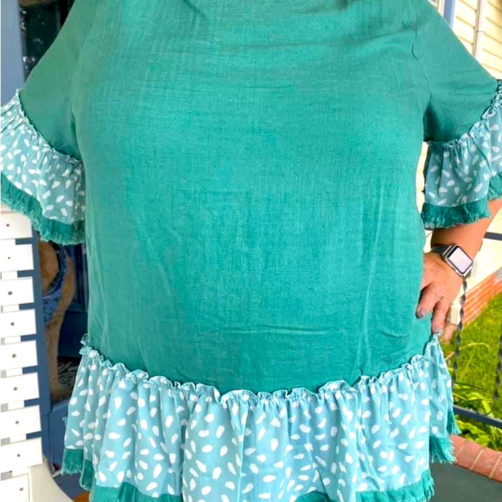 Umgee plus size jade top